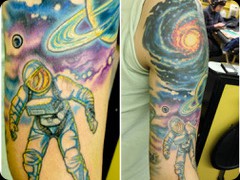 Galaxy & Astronaut